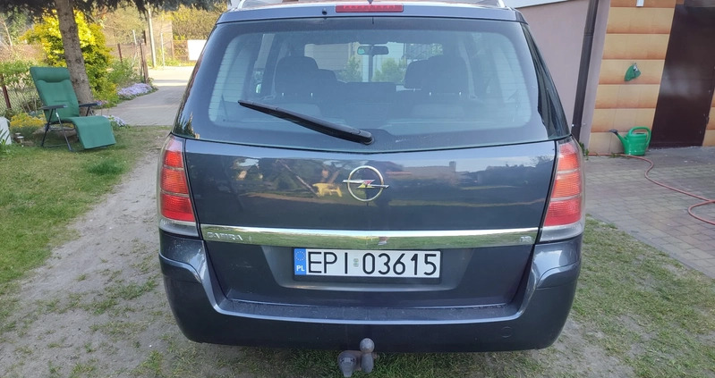 Opel Zafira cena 16500 przebieg: 219000, rok produkcji 2007 z Miłakowo małe 154